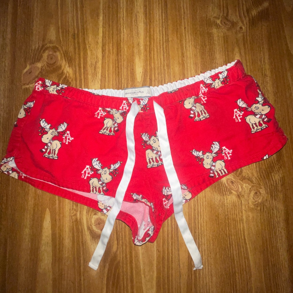 Abercrombie pajama shorts Christmas